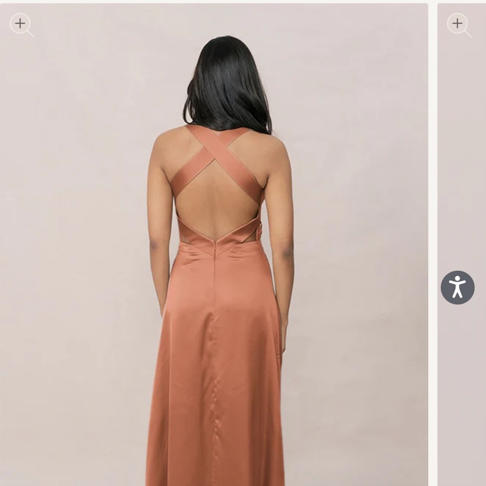 Bridesmaid Revelry copper Dress - Picture 3 of 4